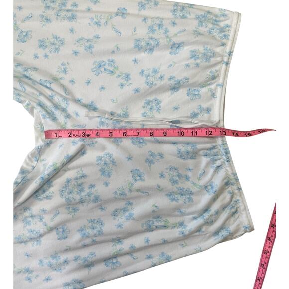 Eileen West Cotton Floral Pajama Pants Set Size Large Cottage Grandma Feminine - Picture 10 of 14